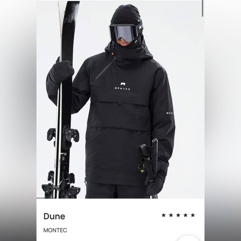 Montec Dune Black Ski & Snowboard Jacket